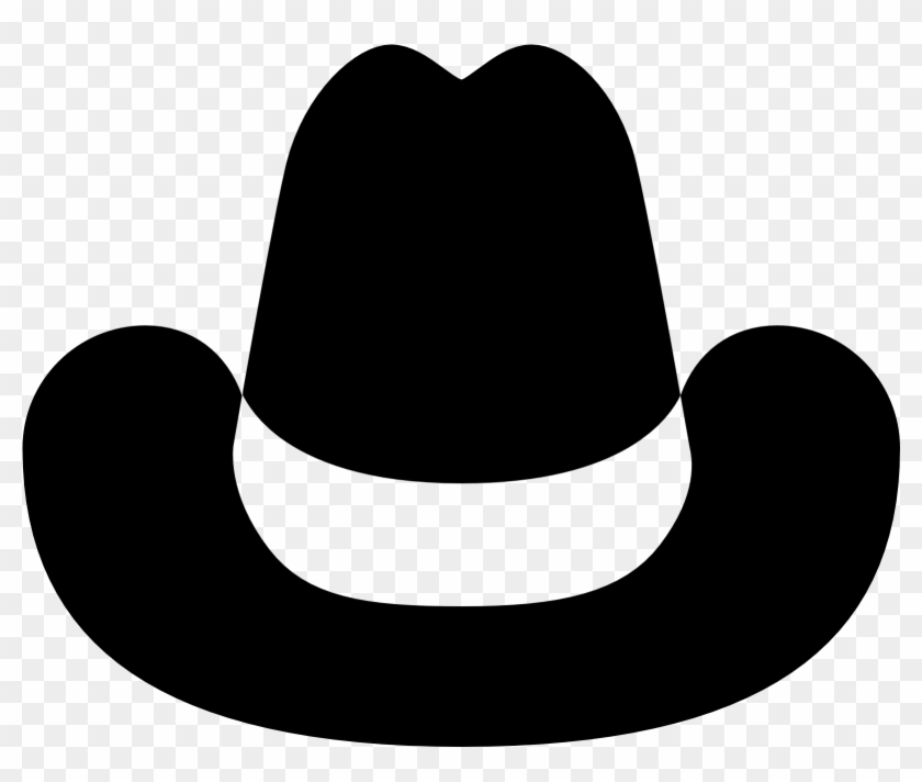 Cowboy Hat Clipart Images - Cowboy Hat Black And White Clipart #894616
