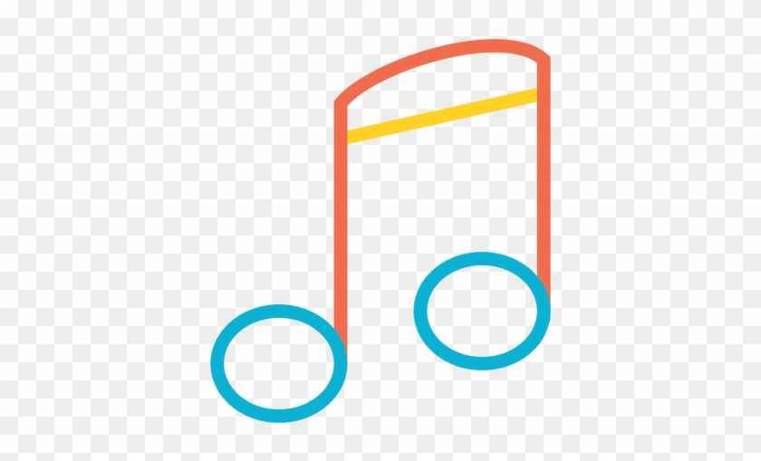 Colorful Music Note Icon - Icono De Musica Png #894617
