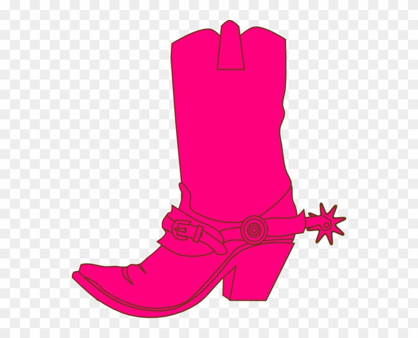 Cowgirl Hat And Boot Clip Art - Cowboy Boot Clip Art #894653