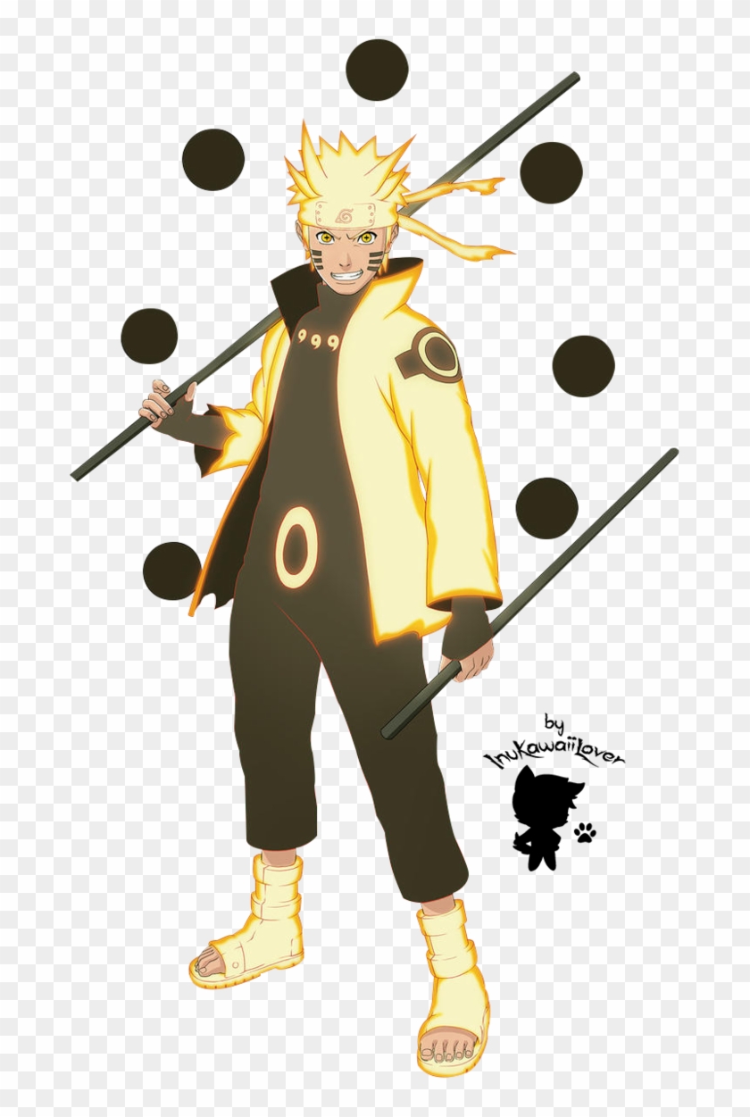 Naruto Kyuubi Clipart Hd - Sage Of Six Paths Mode Naruto #894806