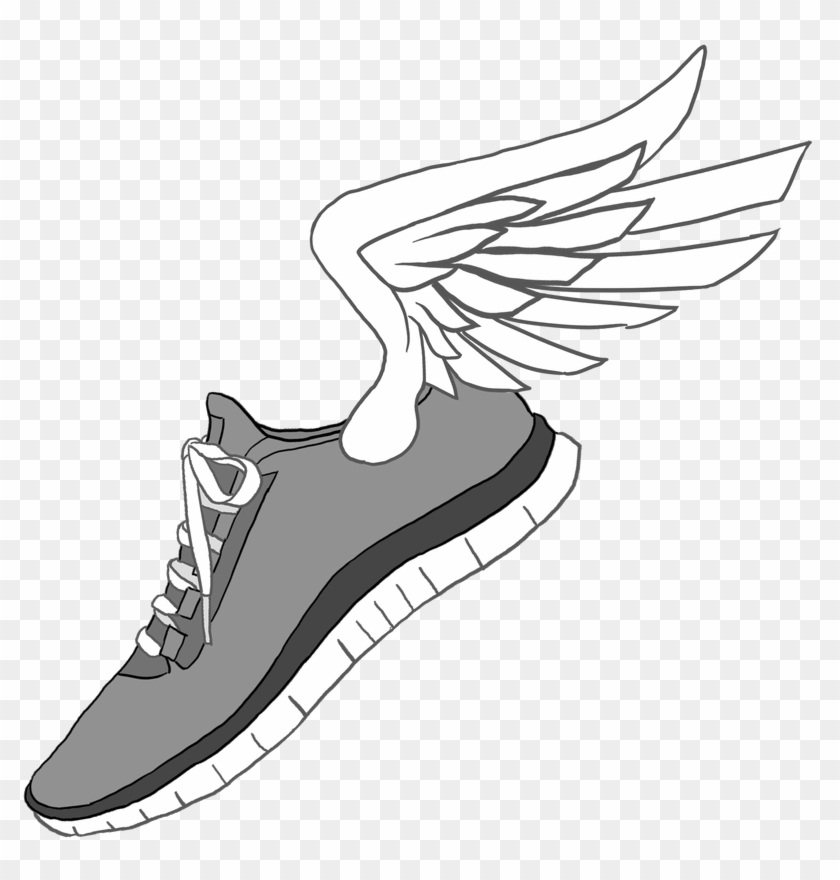 Picture - Shoes With Wings Drawing #894817