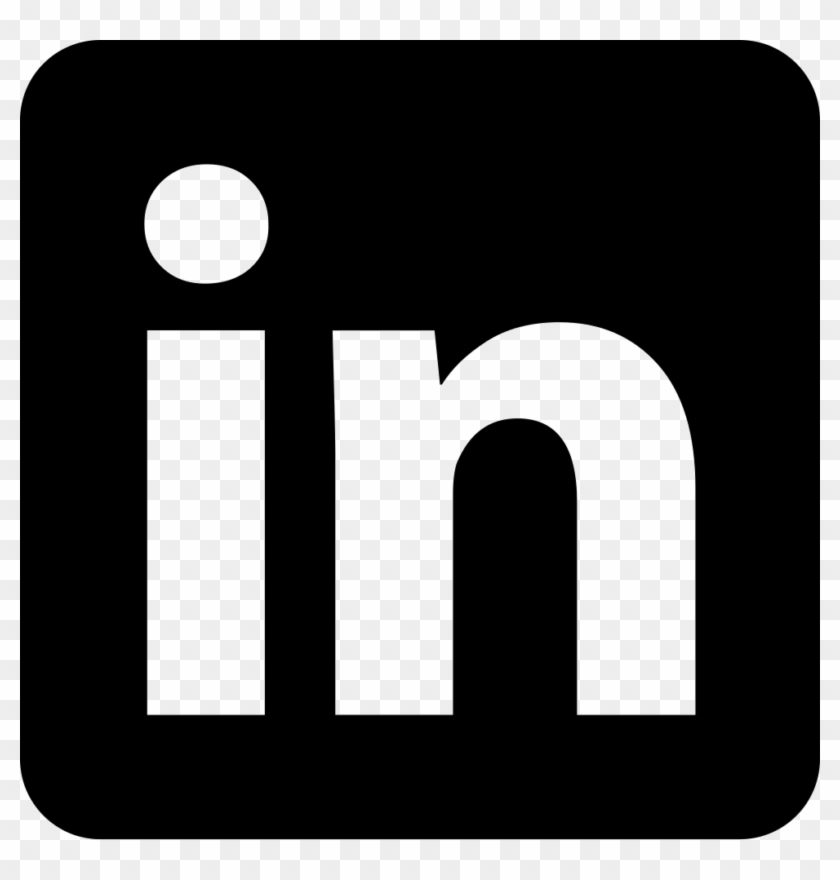 I Am Obsessed With Distilling Concepts Down To Their - Linkedin Logo Black And White #894828