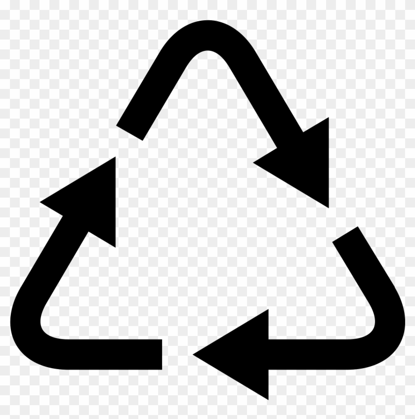 The Logo Is Made Of Three Arrows That Are Arranged - Recycling Icon #894870