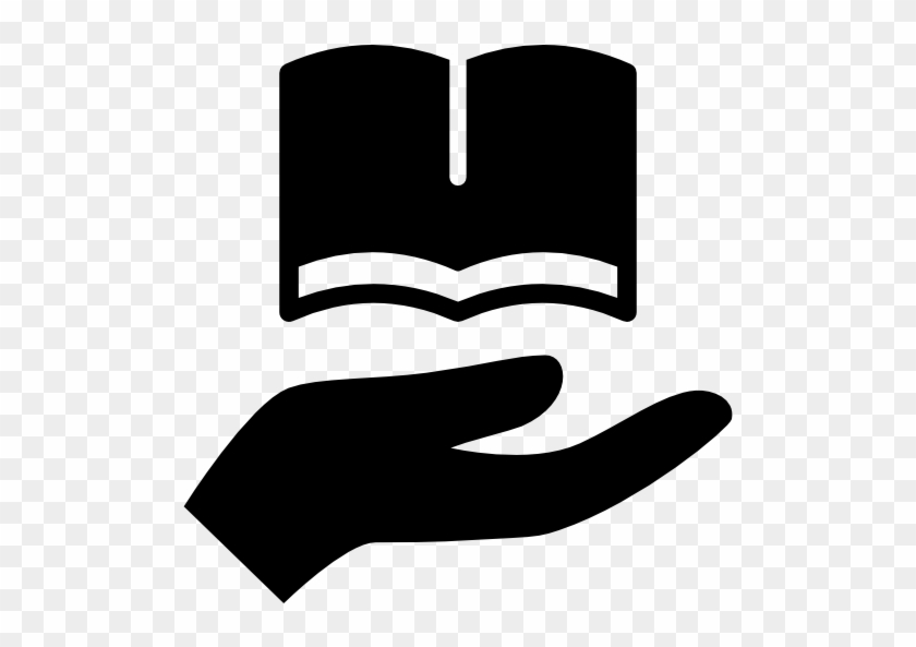 Hand Holding Up A Book Free Icon - Book In Hand Icon #894898