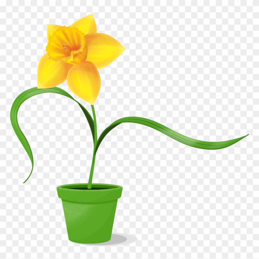 Daffodil Clipart Easter - Artificial Flower #894907