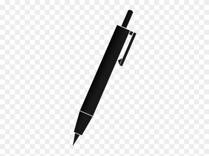 Pen Clipart Public Domain - Pen Clipart Black And White #894917