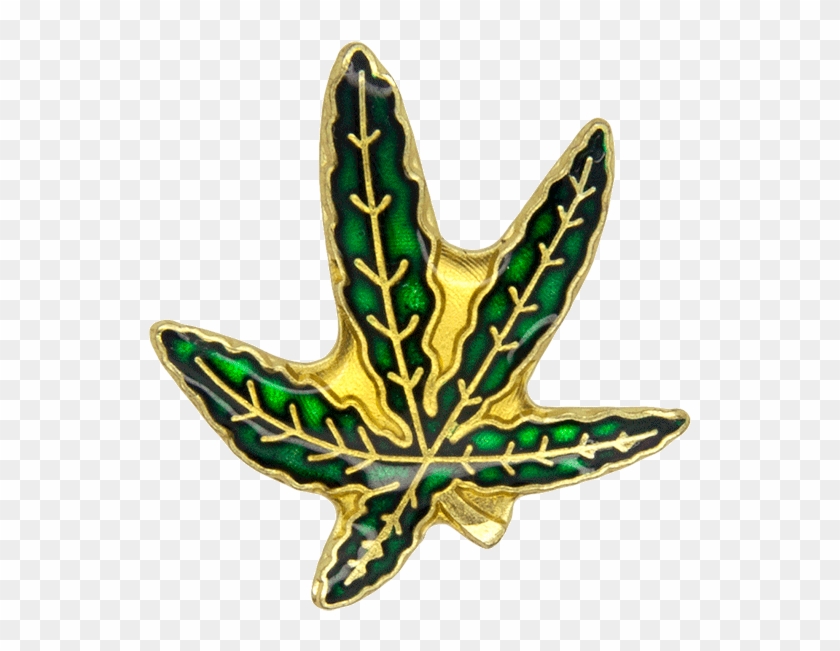 Cannabis Leaf Pin - Emblem #894930