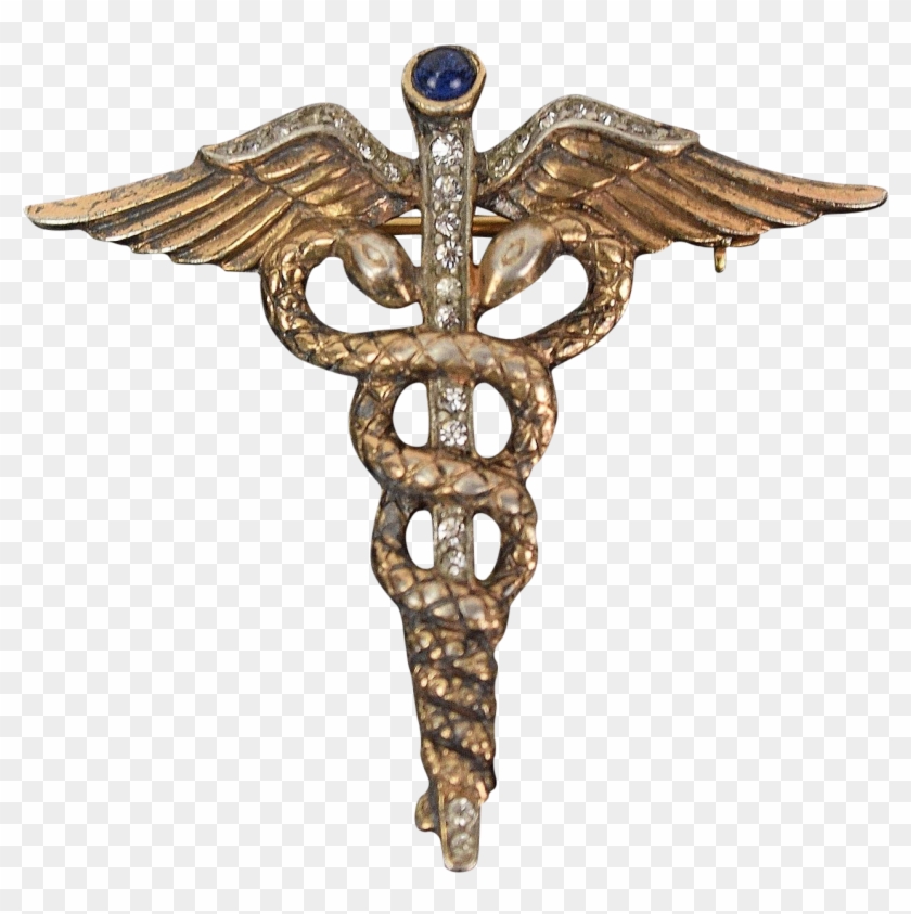 Bronze Snake Medical Symbol #895015