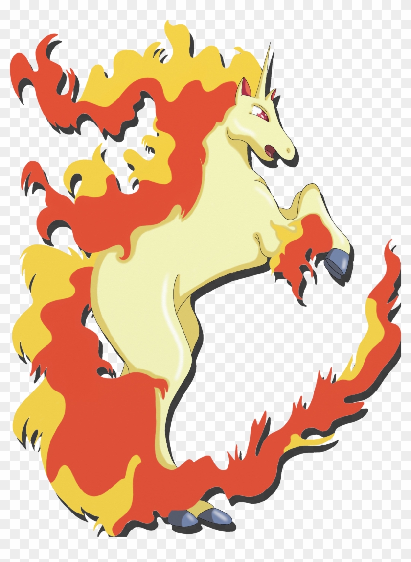 My Nickname For Rapidash Is Bob The Unicorn On Fire - Rapidash Render #895058