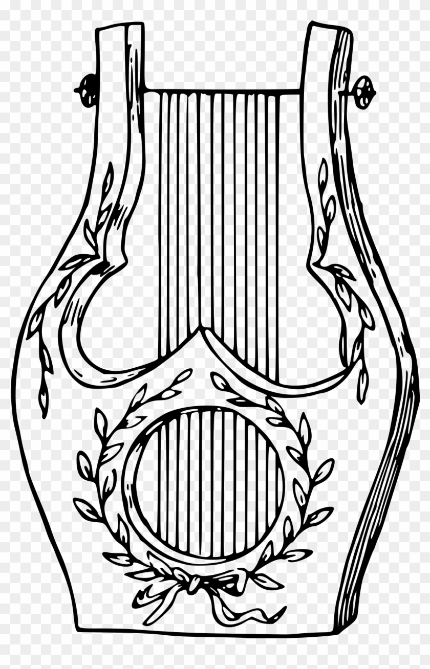 28 Collection Of Jewish Lyre Drawing - Lyre Clipart #895098
