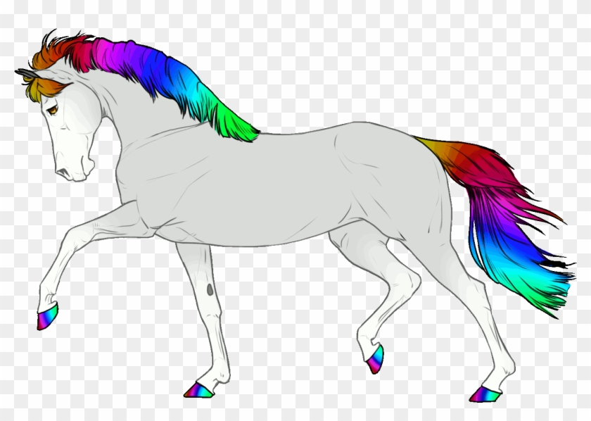 Rainbow Adoptable Gif By Chibii Kira On Deviantart - Rainbow Unicorn Animated Gif #895178