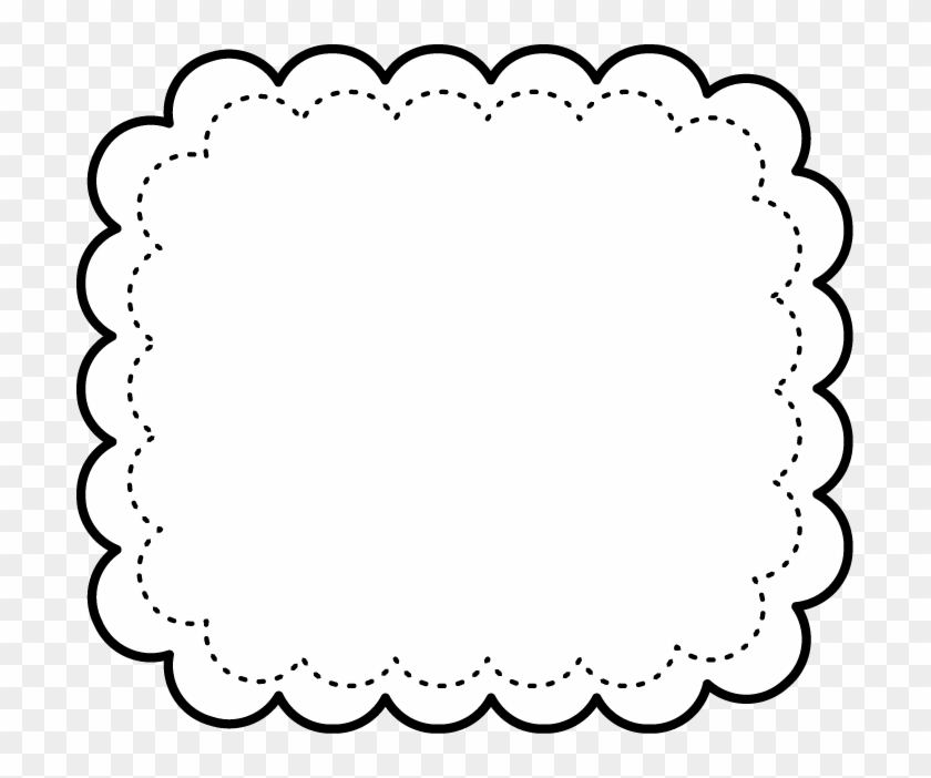 Frames Pretty Clipart 003 - Cute Black And White Frame - Free Transparent  PNG Clipart Images Download