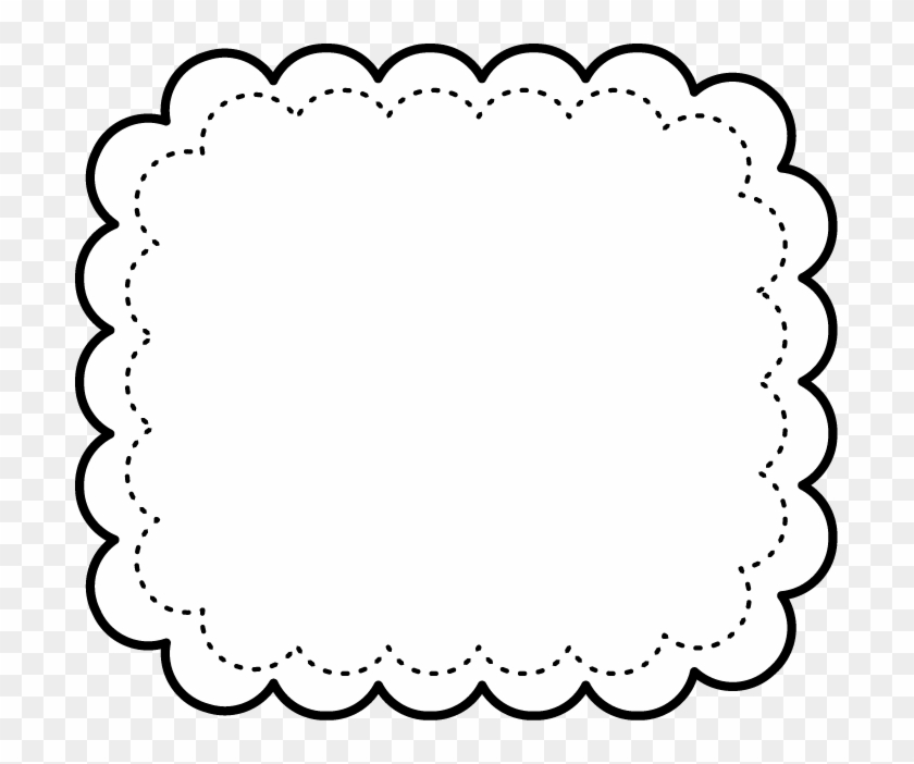 Frames Pretty Clipart 003 - Cute Black And White Frame #895211