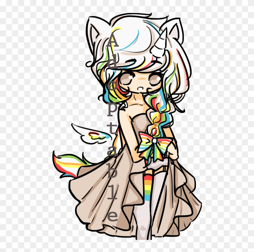 Free Rainbow Unicorn Cute - Unicorn #895304
