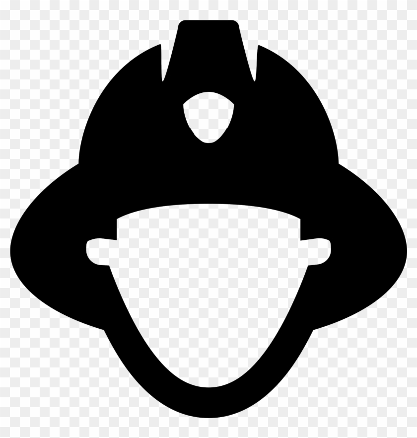This Is An Image Of A Firefighter - Fireman Icon #895319