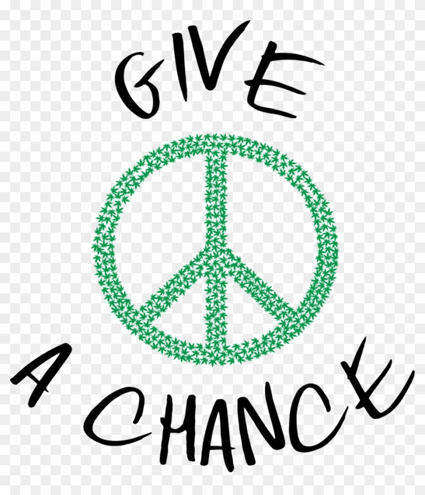 Give Green Peace A Chance - Peace Symbols #895350