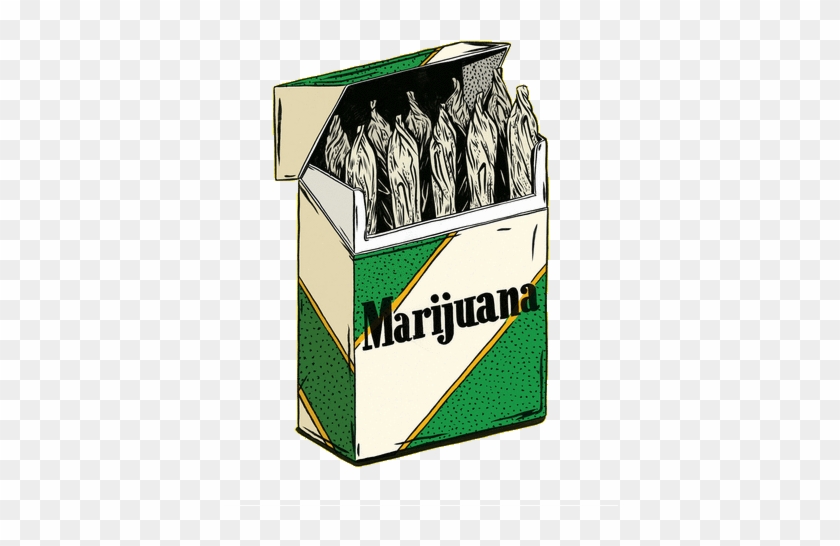 Weed Marijuana Cannabis 420 Stoner Joints Faded - Pop Art Ganja #895370