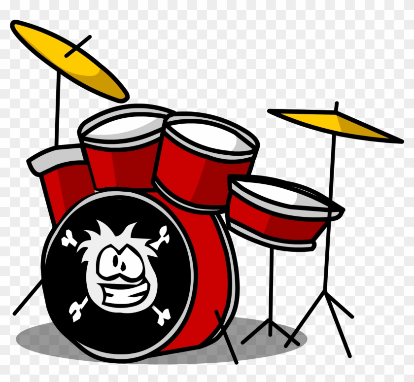 Drum Kit Sprite 006 - Cartoon Drum Kit Png #895462