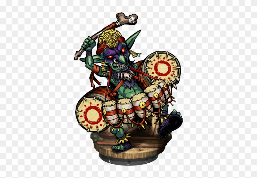 Goblin War Drummer - Cartoon #895537