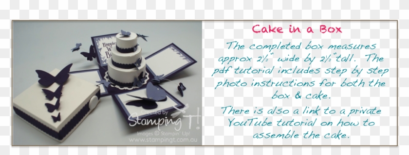 Stampin' Up Stamping T Cake In A Box - Cake #895715