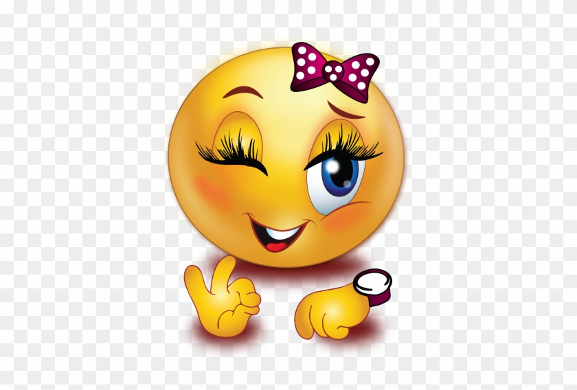 Girl Thumbs Up Emoji - Free Transparent PNG Clipart Images Download