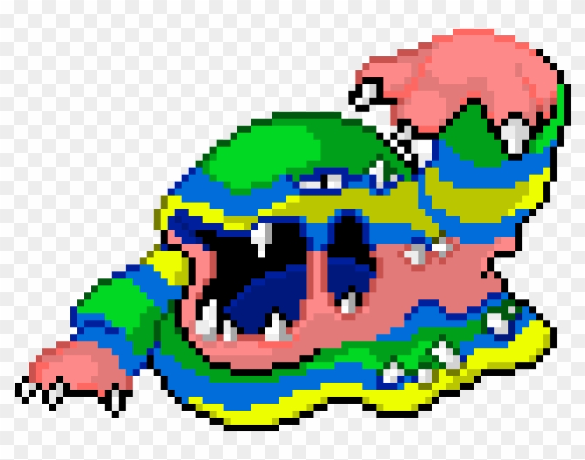 Alolan Muk Pixel Art - Pokemon Alola Muk Sprites #895884