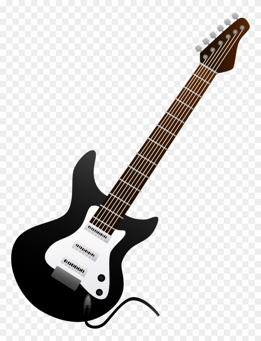Guitar Black And White Bass Guitar Clipart Black And - Chapman Guitars Ml1 Norseman #895901