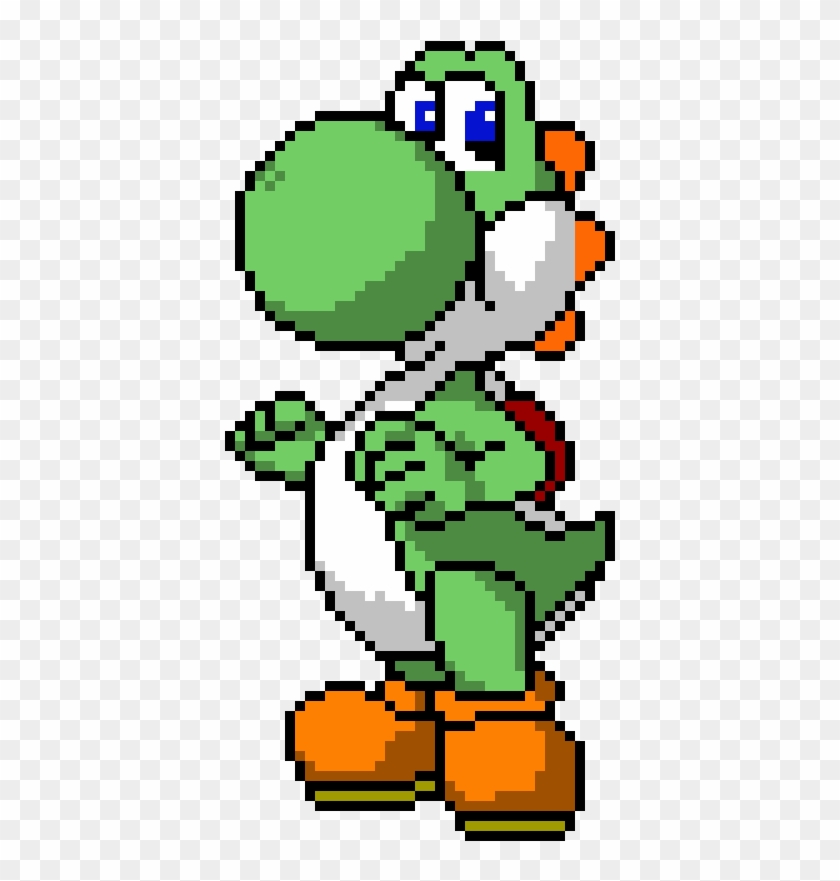 Big Yoshi Pixel Art - Minecraft Pixel Art Ideas #895947