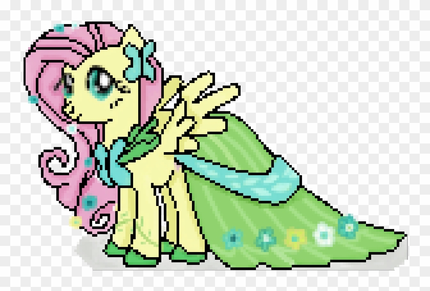 Creepygamertip, Clothes, Dress, Fluttershy, Gala Dress, - Cartoon #895971