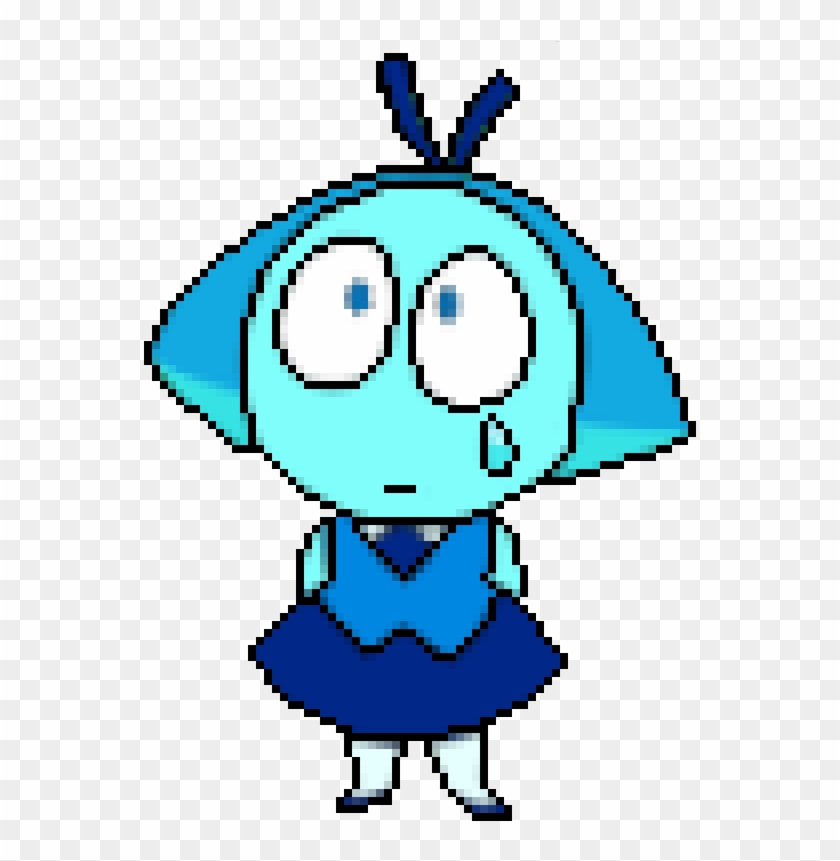 Brauliopixel03 Deviantart - Pixel Art Steven Universe Aquamarine #895973