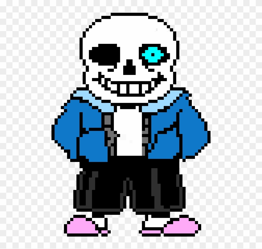 Sprite Pixel Art Maker - Error Sans Pixel Art PNG Transparent With