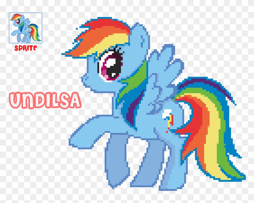 Free My Little Pony Pixel Art Templates Rainbow Dash - My Little Pony Friendship #896026