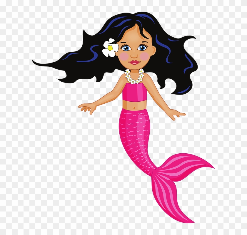 The Helpful Mermaid - Cartoon Mermaid #896031