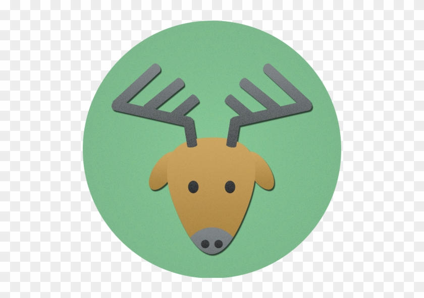 Christmas, Christmas, Deer, Reindeer, Rudolf Icon, - Deer Png Rudolf #896238