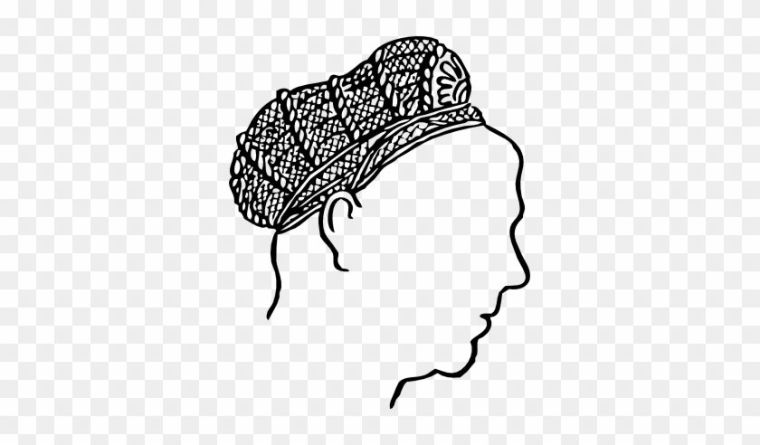 Helmet Cap Black White Line Art 38 - Clip Art #896247