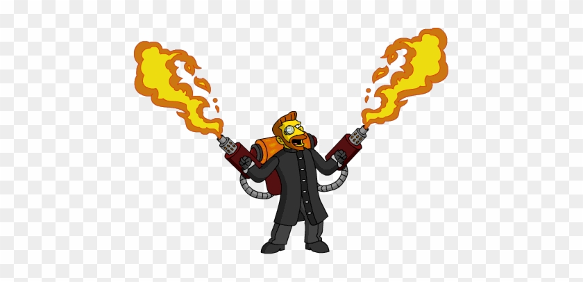 Mastermind Hank Scorpio's Permanent Tasks - Flame Thrower Clipart #896403