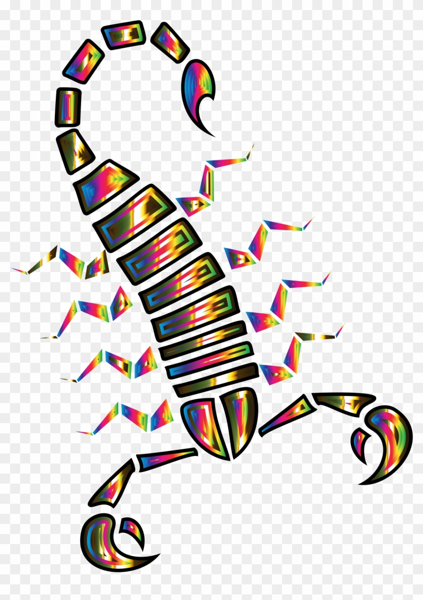 Emperor Scorpion Scorpion Sting Clip Art - Colorful Scorpion #896415