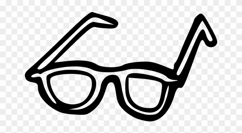 Pin Cat Eye Glasses Clip Art - Glasses In Black And White #896426