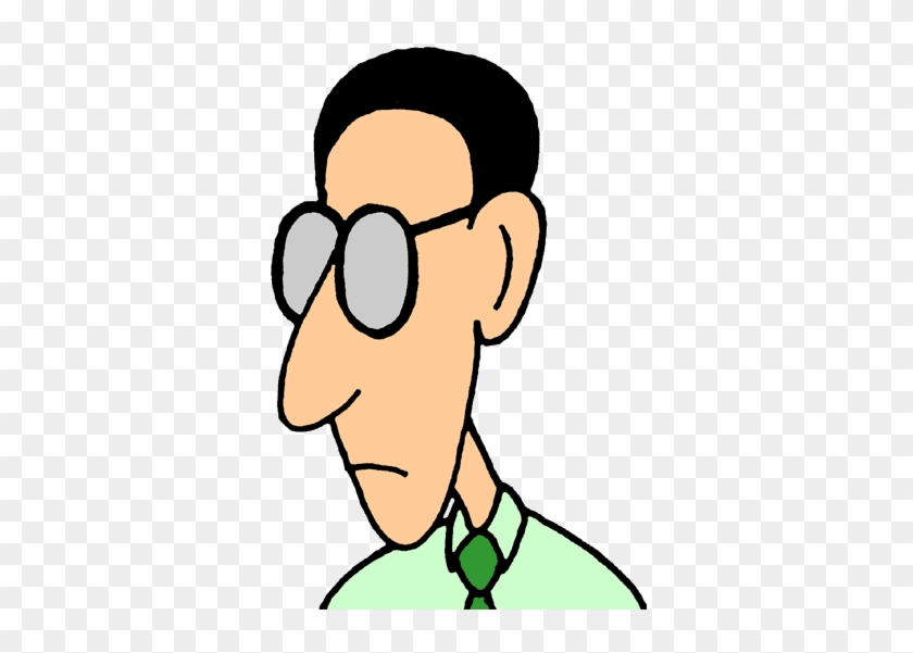 Man With Glasses Clip Art - Guy With Glasses Clip Art #896479