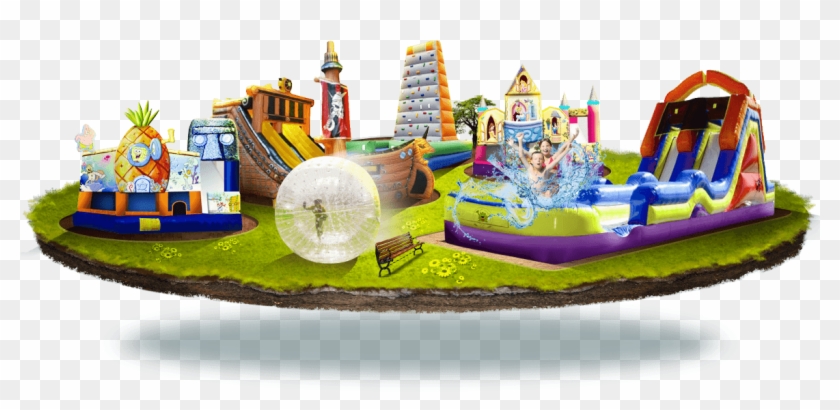 Monsterball Land - Bouncy Castle Water Slide Hire #896532