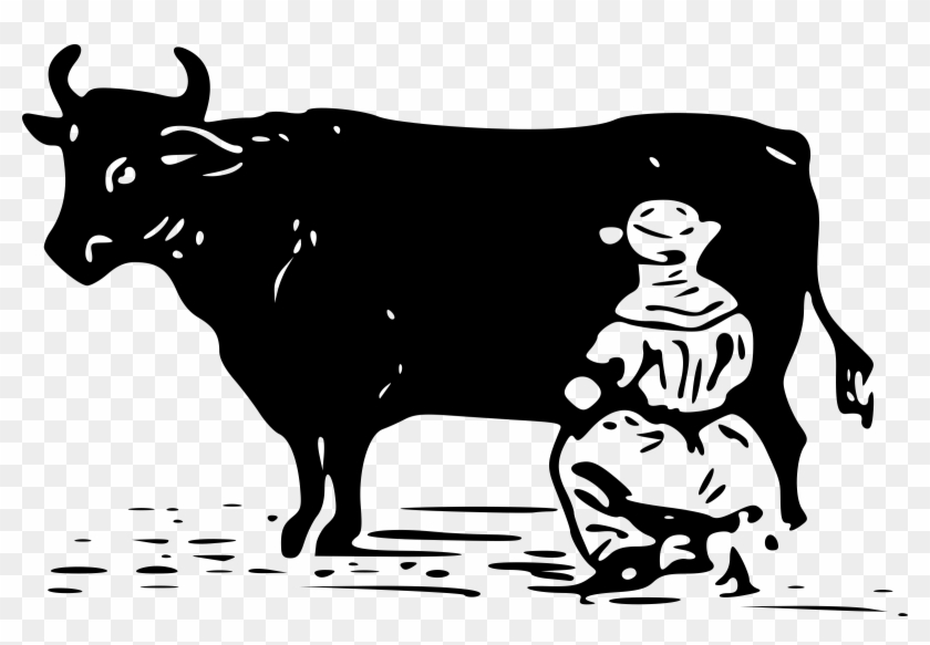 This Free Icons Png Design Of Milking A Cow - Cow Milking Png #896653