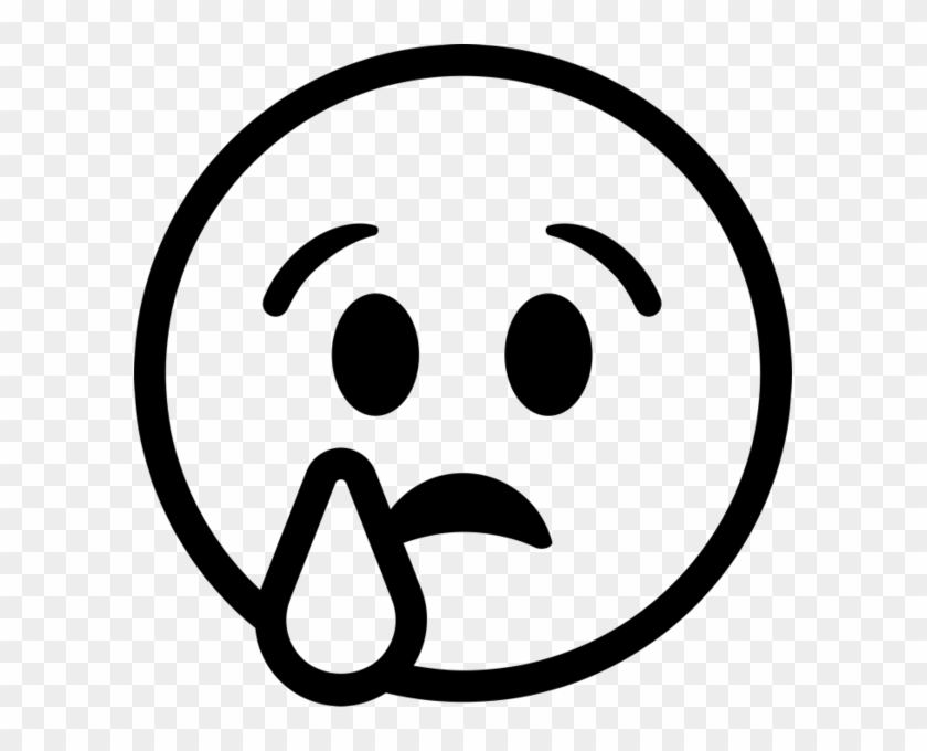 Crying Face Emoji Rubber Stamp - 37.5°c No Namida #896676