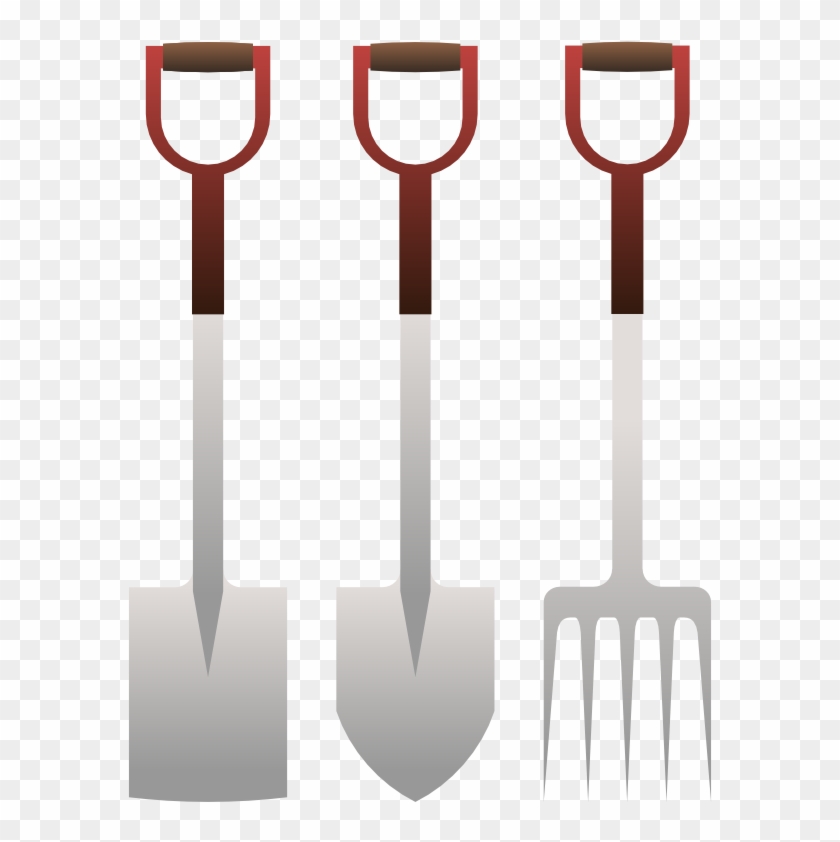 Spades And Forks - Spade And Fork Clipart #896710