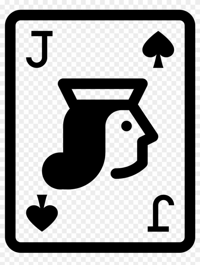 Jack Of Spades Icon - King Of Spades Png #896733
