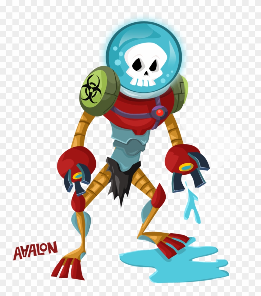 Toxic Skeleton By Andres-iles - Cartoon #896746