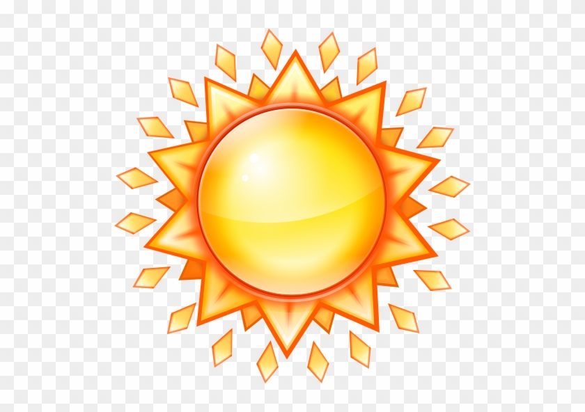 Hot Sun Icon - Partly Cloudy Icon #896818