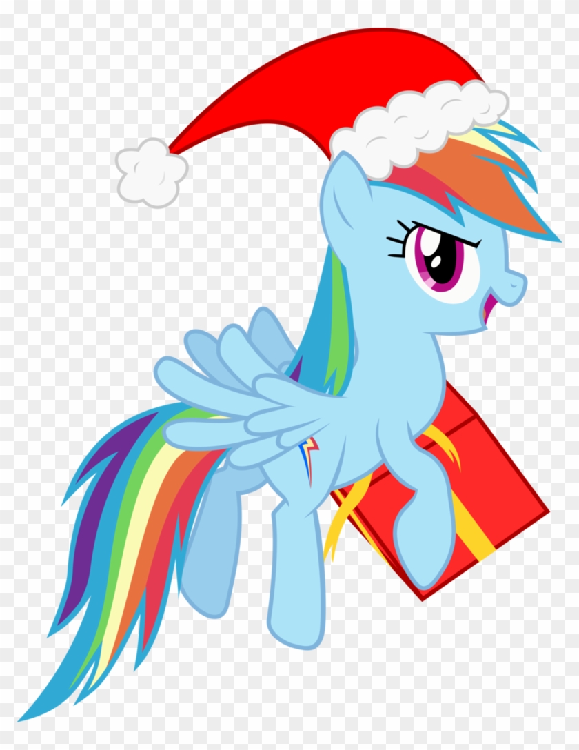 Santa Rainbow Dash By Hotsun6392 - Rainbow Dash #896879