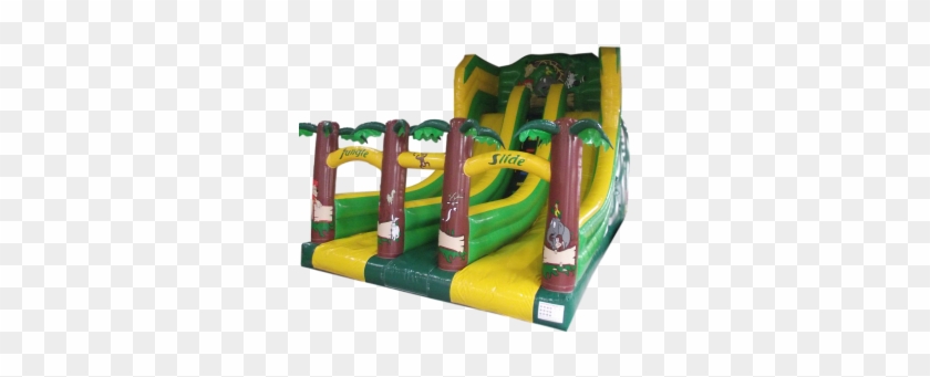 Jungle Twin Lane Mega Slide - Playground Slide #896947