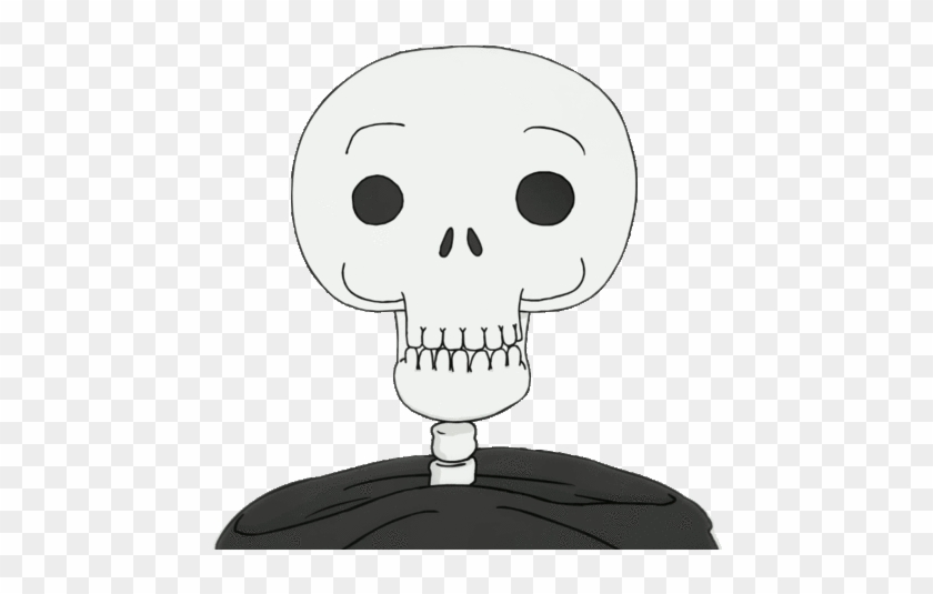 Skeleton Wink Gif #897034