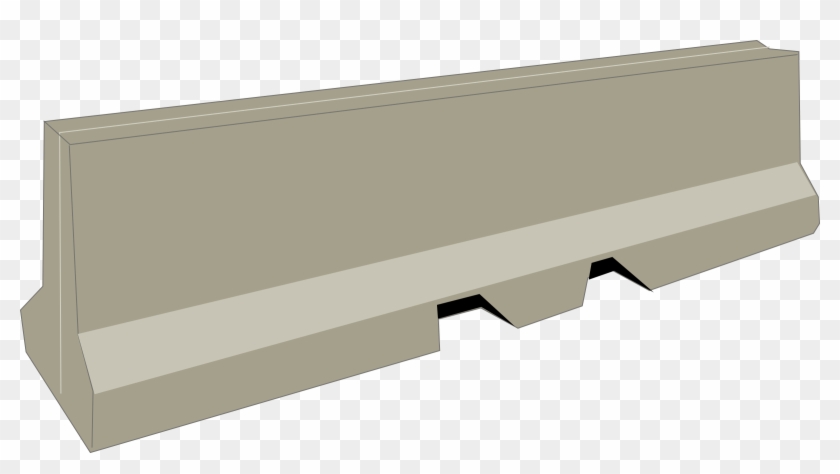 Jersey Barrier Wall Traffic Barrier Concrete Clip Art - Traffic Barrier Png #897041